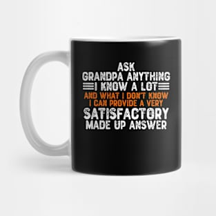 Ask Grandpa Anything Mug